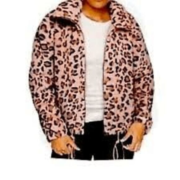 NWT {Victoria's Secret} Cozy Elegance: Faux Fur Bomber, Size Medium NWT - Picture 6 of 7